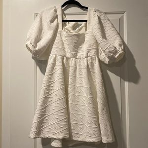 Free People size S white babydoll dress